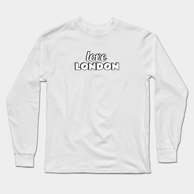 Love London Long Sleeve T-Shirt by brightnomad